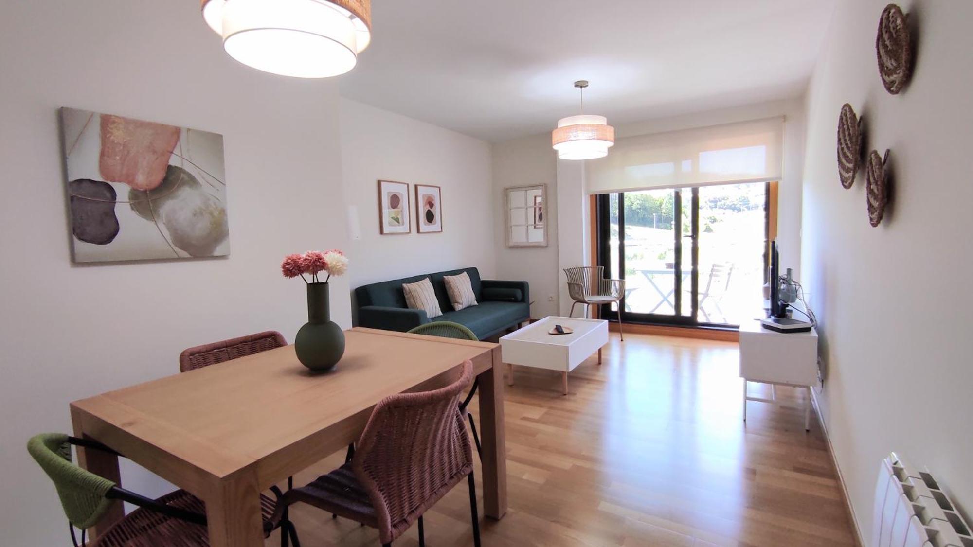Un Rincon Con Vistas A La Ria, Playa Y Parking. Apartment Ribeira Exterior photo